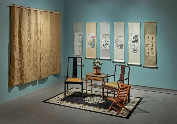 Karen Tam, the chrysanthemum has opened twelve times (installation detail 2), 2020. Photo: Toni Hafkenscheid.