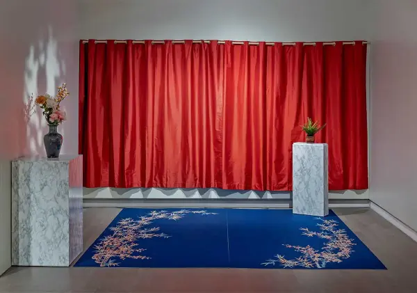 Karen Tam, the chrysanthemum has opened twelve times (installation detail 7), 2020. Photo: Toni Hafkenscheid.