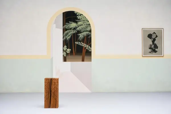Christian Hidaka and Raphaël Zarka, Gnomonica, 2019 (exhibition detail 1, National Museum of Contemporary Art, Bucharest). Photo: Raphaël Zarka.