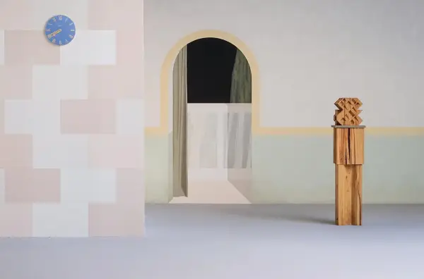 Christian Hidaka and Raphaël Zarka, Gnomonica, 2019 (exhibition detail 2, National Museum of Contemporary Art, Bucharest). Photo: Raphaël Zarka.