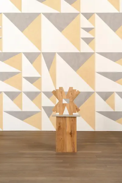 Christian Hidaka & Raphaël Zarka, Exhibition view 2 of Flatland / Abstractions Narratives #2 at MUDAM, Luxembourg (LUX), 2017. Courtesy the artists and Michel Rein, Paris/Brussels. Photo: Aurélien Mole.