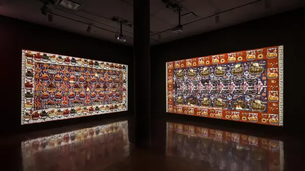 Nevet Yitzhak, WarCraft, 2014, Installation views 1 at Yossi Milo gallery, New York, 2015 (Image courtesy of Yossi Milo Gallery, Image Credit: Thomas Seely).