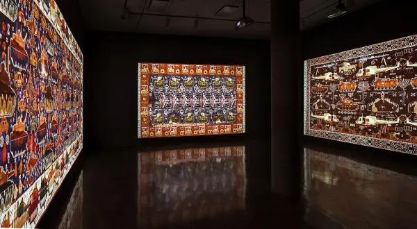 Nevet Yitzhak, WarCraft, 2014, Installation views 2 at Yossi Milo gallery, New York, 2015 (Image courtesy of Yossi Milo Gallery, Image Credit: Thomas Seely).