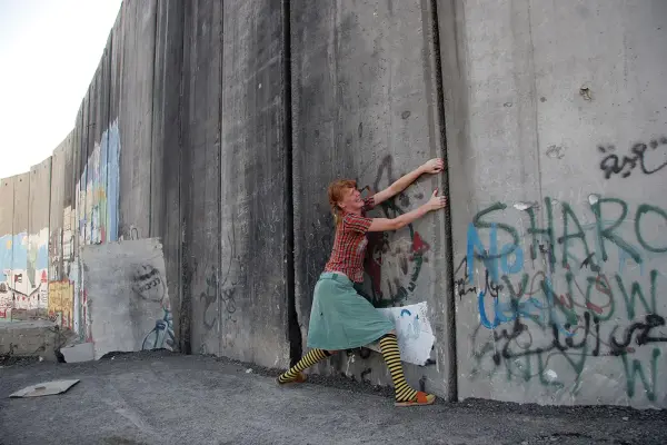 Rona Yefman and Tanja Schlander, still from Pippi Longstocking, The Strongest Girl in the World, 2006 – 2008, single channel HD video.