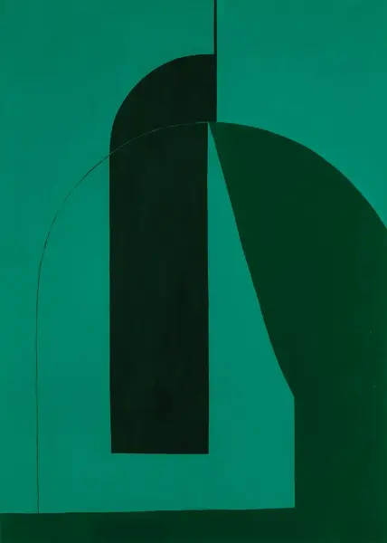 Leopold Plotek, Il Frulino, 1979, oil on canvas, 63 x 89”.