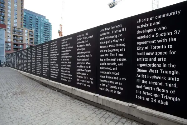 Corwyn Lund, Word Count (installation view 2), 2013. Photo: Nick Kozak.