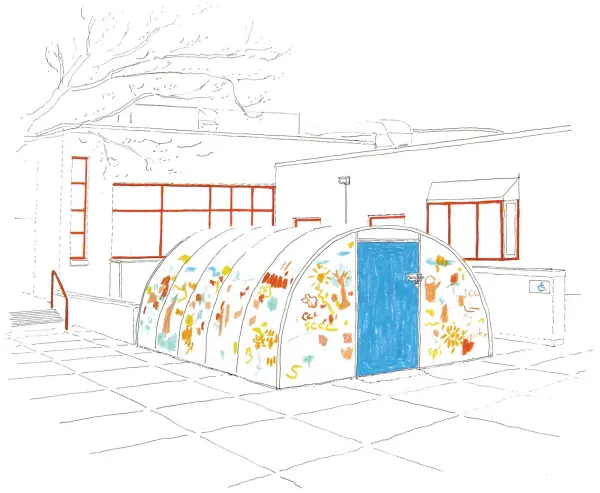 Erica Brisson, Greenhouse, Scadding Court Community Centre, Toronto, 2012.