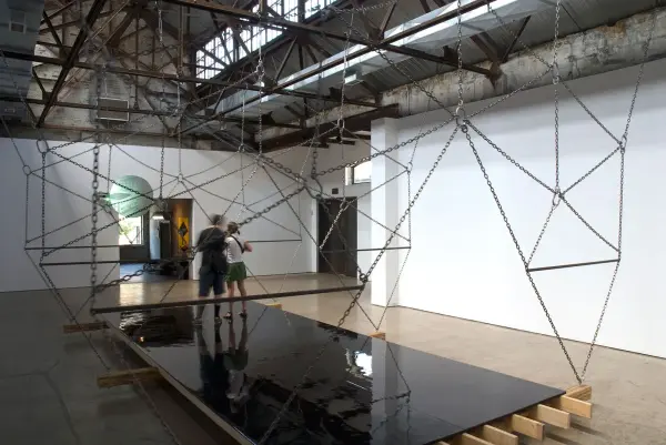 Lyla Rye, Swing Stage (installation detail 1), 2011. Photo: Isaac Applebaum.