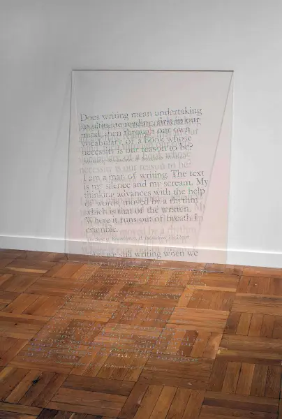 Joshua Neustein, Margins (installation detail 1), 2009. Mixed media, variable dimensions. Photo: Isaac Applebaum.