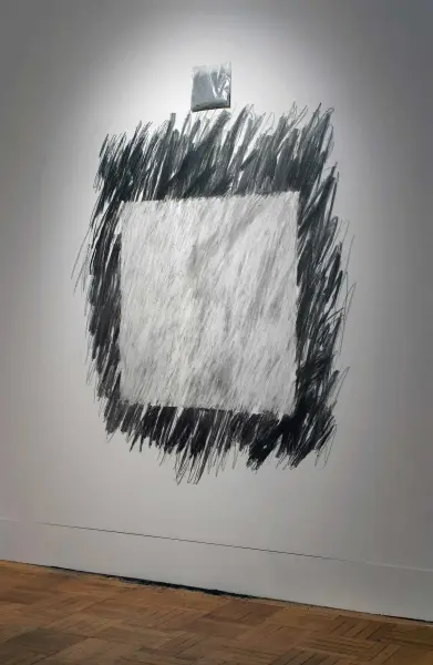 Joshua Neustein, Margins (installation detail 2), 2009. Mixed media, variable dimensions. Photo: Isaac Applebaum.